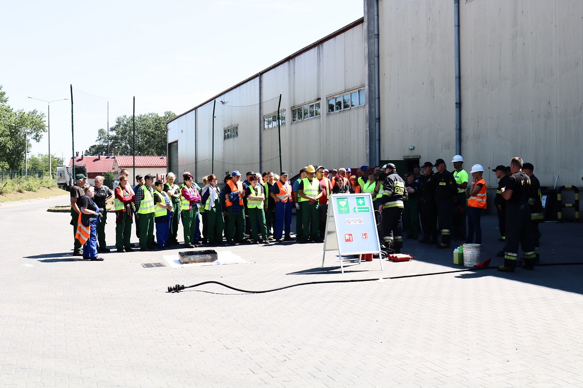 Pracownicy Zakładu uczestniczyli w cyklicznych ćwiczeniach przeciwpożarowych