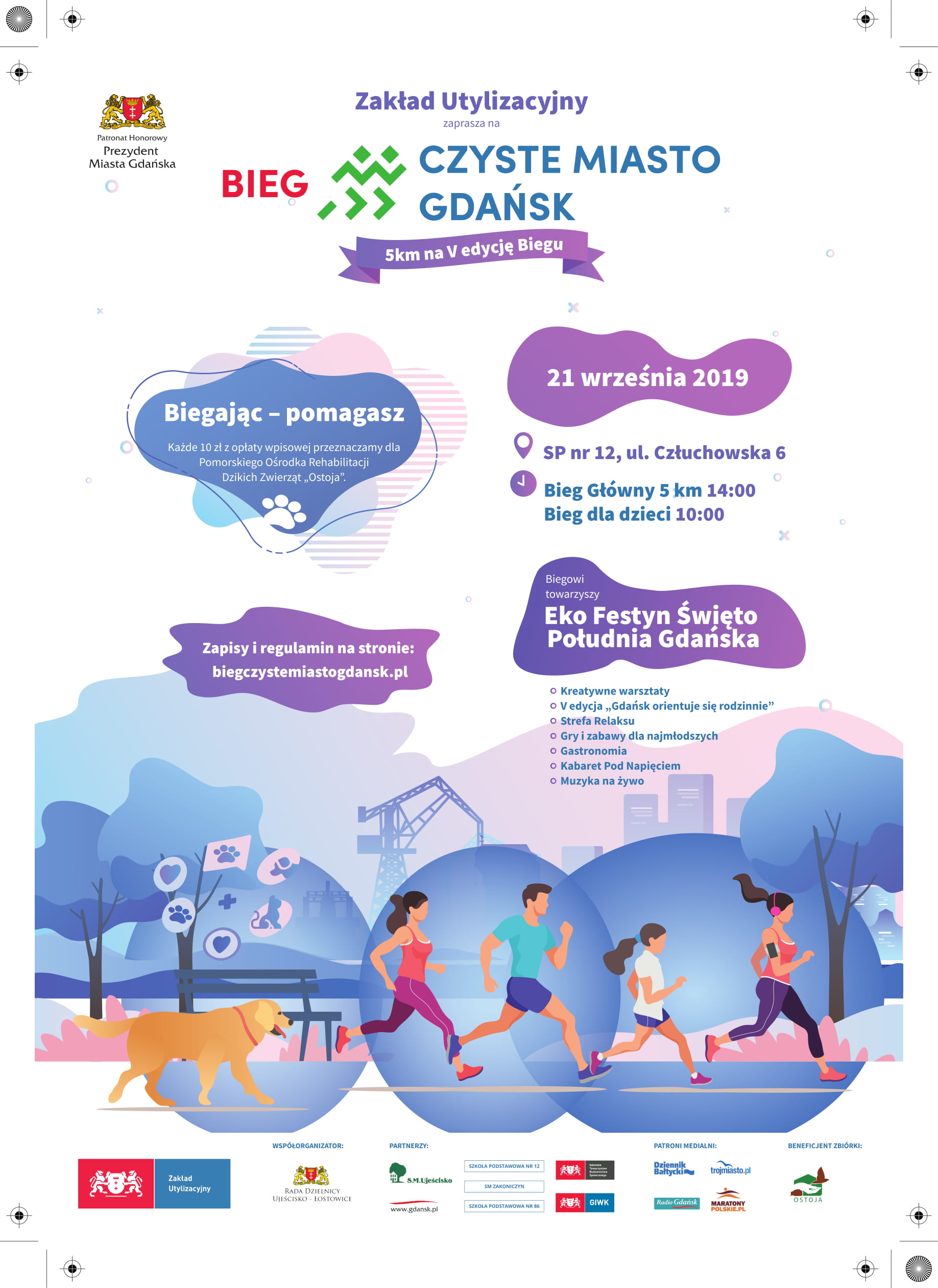 V jubileuszowa edycja biegu Czyste Miasto Gdańsk już 21 września!
