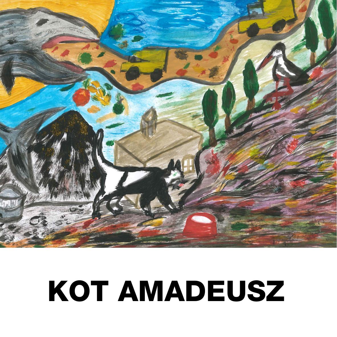 Kot Amadeusz oprowadza po zakładzie